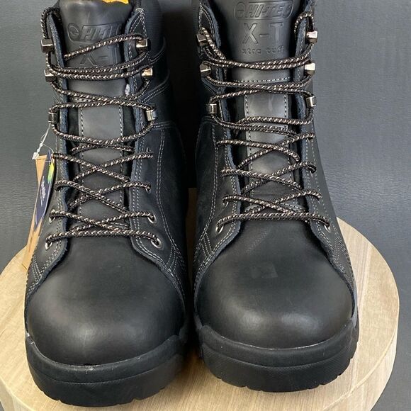 Hi-Tech Trencher Workboot shoe Soft Toe Men's Size 12 Black - Picture 8 of 8